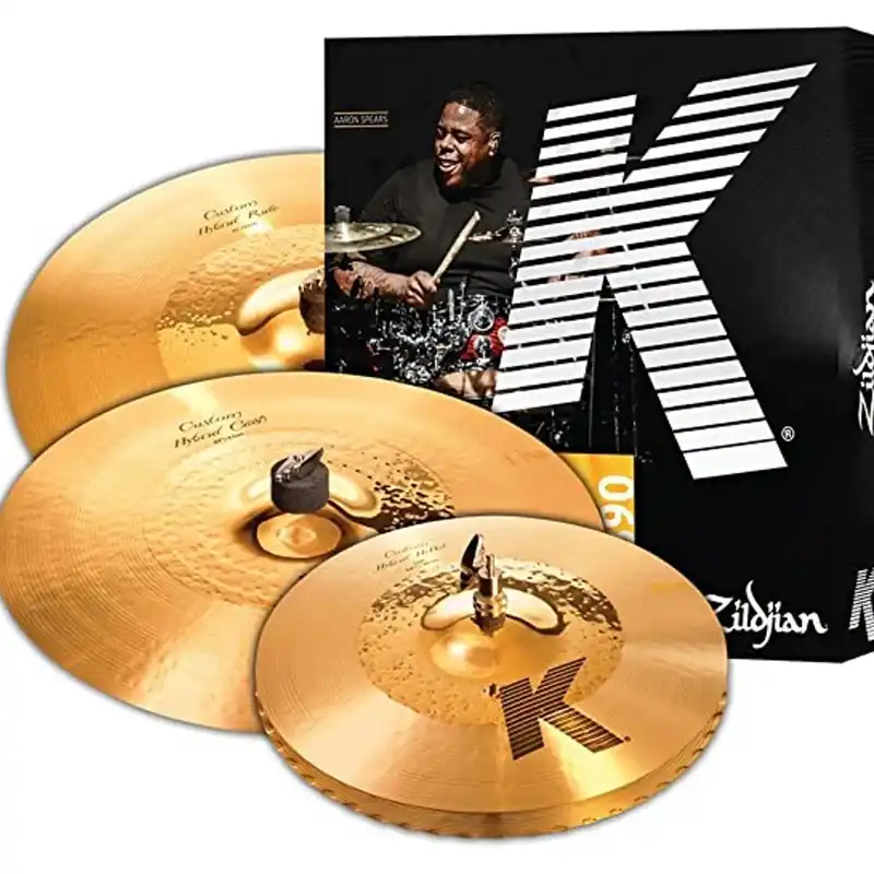 Free Shipping Zildjian K Custom Hybrid Cymbal Set - KCH390