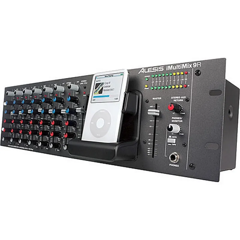 Limited Time Alesis iMultiMix 9R Audio Mixer with iPod Dock