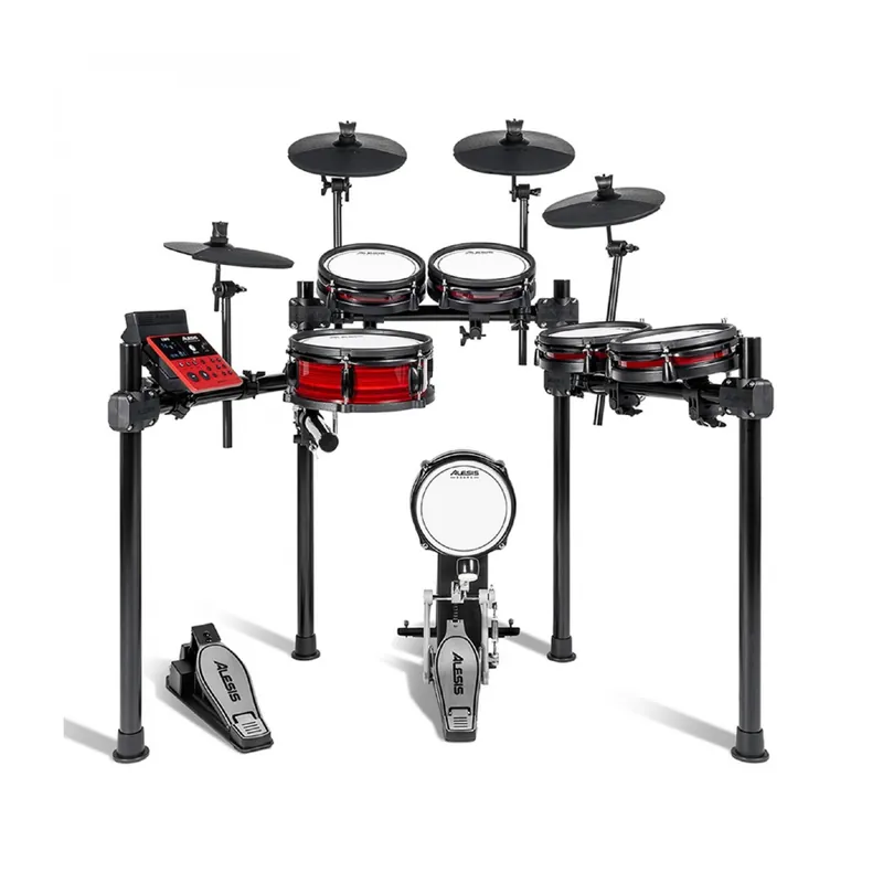 Deal Alesis Nitro Pro XL 10-Piece Electronic Drum Kit With Mesh Heads & Bluetooth