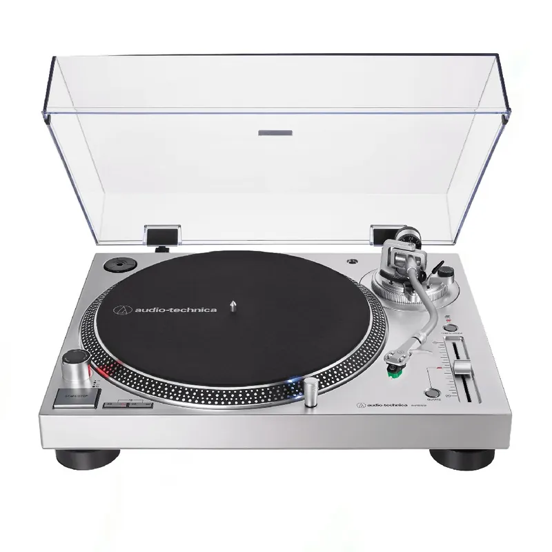 Money Back Guarantee Audio-Technica AT-LP120XUSB Direct-Drive Turntable (Analog & USB) - Silver