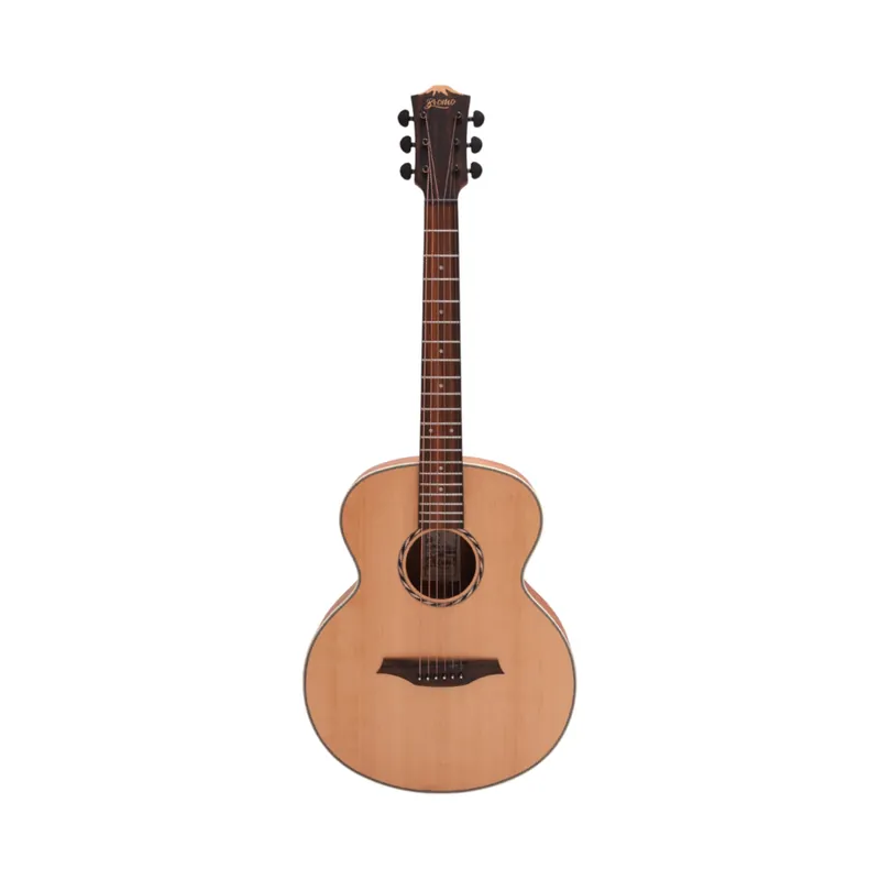 Big Sale Bromo BAA8S 'Solid Top' Mini Jumbo Acoustic Guitar