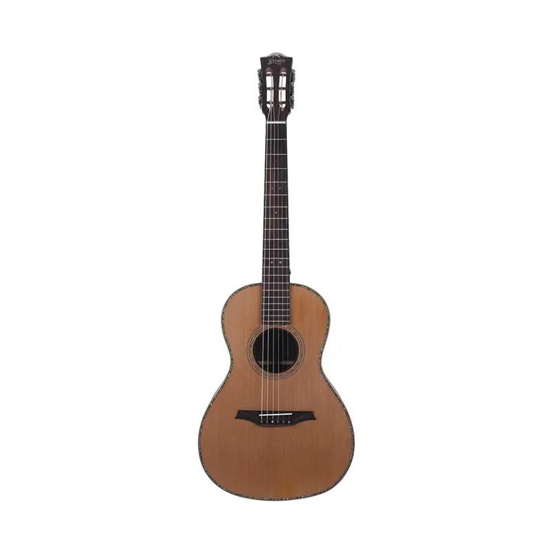 Genuine Bromo BAR 6E Solid Top Parlor Size Acoustic Guitar