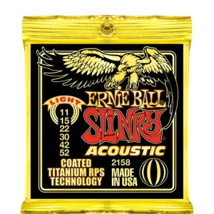 Flash Sale Ernie Ball 2158 Light Gauge Coated Acoustic Guitar Strings