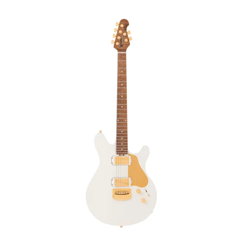 Luxury Ernie Ball Music Man James Valentine Signature HH Electric Guitar (Ivory White)