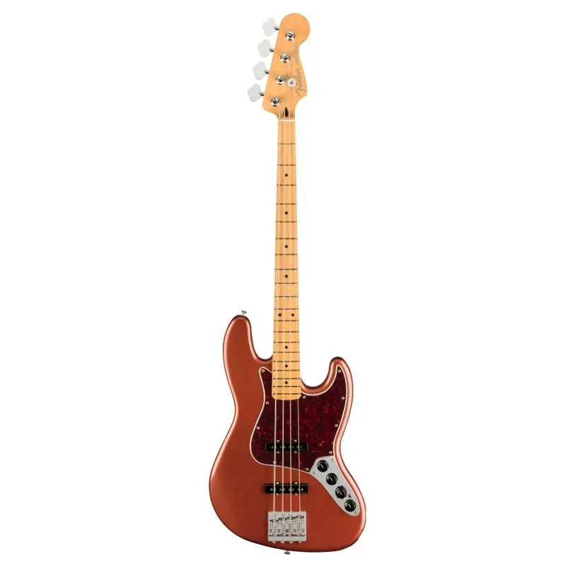 Fender - Player Plus Active Jazz Bass - Maple Fretboard - Aged Candy Apple Red (147372370) Fan Favorite