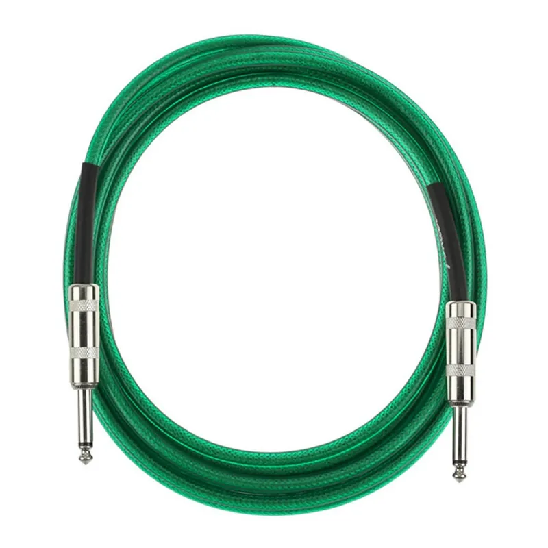 Fender 15ft Surf Green Instrument Cable Same Day Shipping