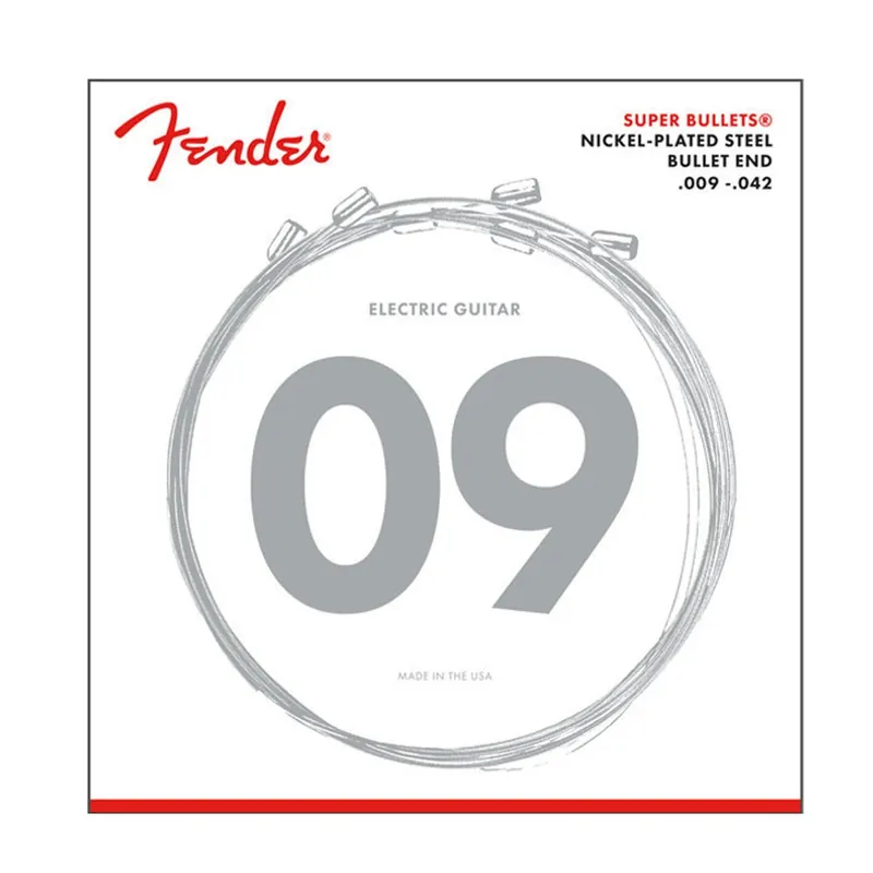Flash Sale Fender 3250L Super Bullets Nickel Plated Steel Electric Guitar Strings (9-42) (733250403)