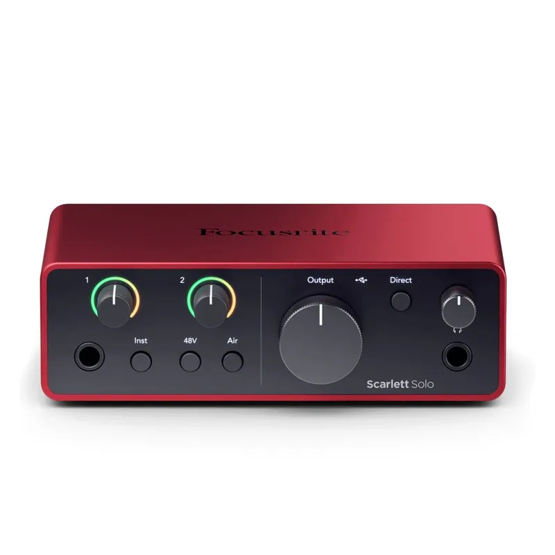 Grab Now Focusrite Scarlett Solo 4th Gen USB 1 Mic In Audio Interface