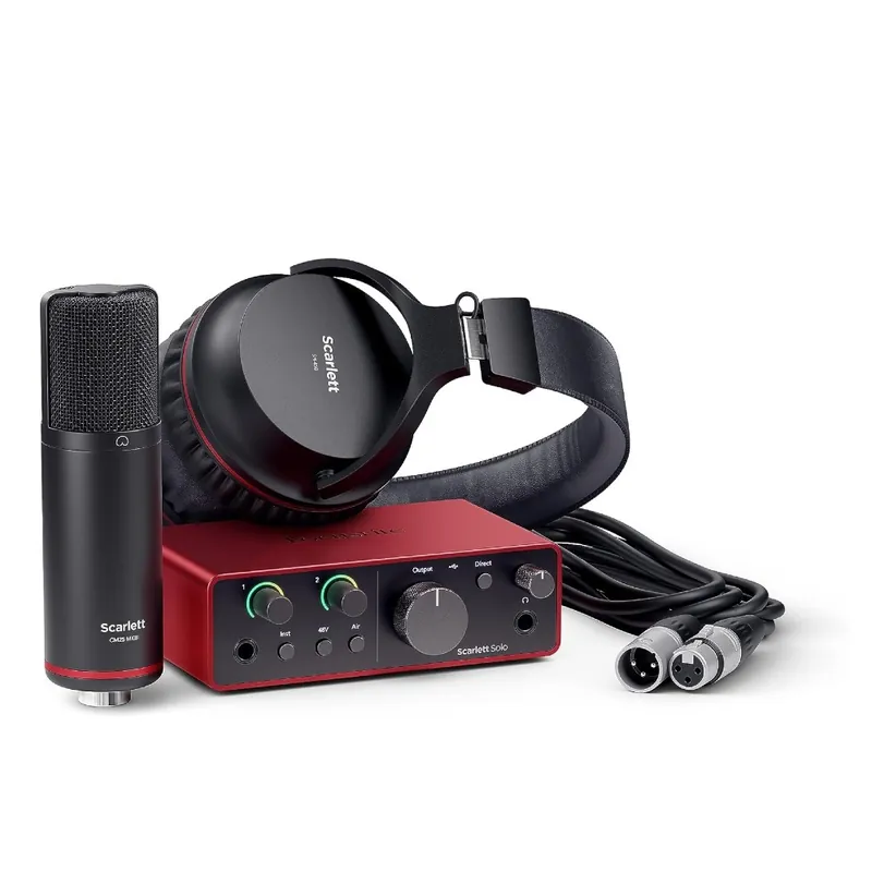 Focusrite Scarlett Solo Studio 4th Gen Solo Studio Bundle Big Sale