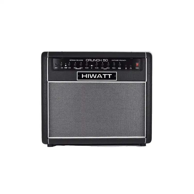 Worldwide Shipping Hiwatt Crunch 50R 50-Watt 1x12 inch Guitar Combo Amplifier
