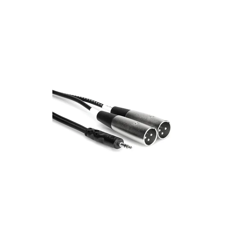 Fan Favorite Hosa CYX-402M Stereo Breakout Cable 3.5mm TRS Male to Dual XLR3 Male 6.5 ft.
