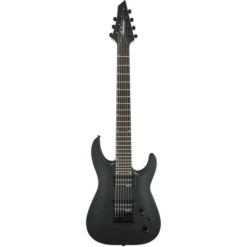 Exclusive Jackson JS22-7 Dinky Electric Guitar (Satin Black)