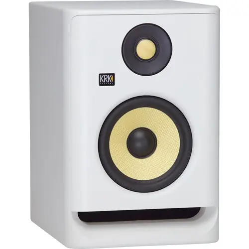KRK ROKIT 5 G4 5 inch Powered Studio Monitor - White Noise Finish (Sold per piece) Holiday Sale