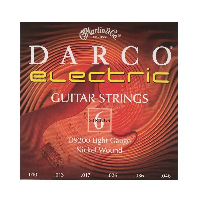 Martin & Co. Darco D9200 Electric Guitar Strings (Gauge 0.010-0.046) Secure Checkout