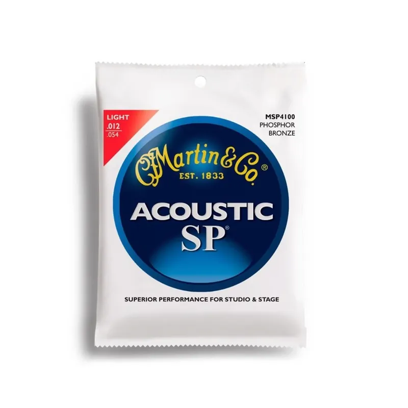 Express Delivery Martin & Co. MSP4100 SP Phosphor Bronze Light Acoustic Guitar Strings