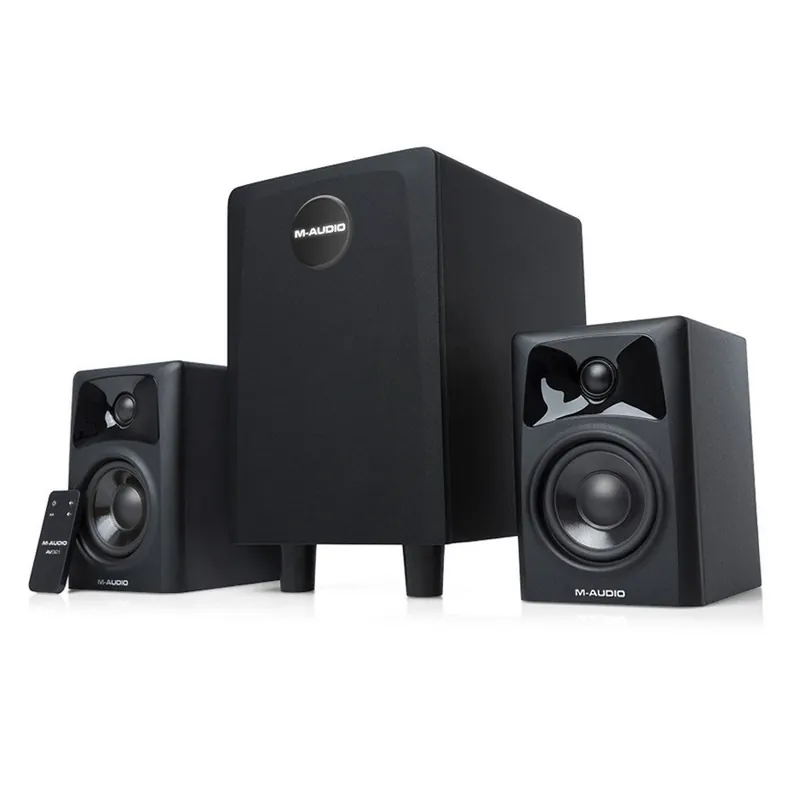 Premium M-Audio AV32.1 Dual Speaker & Subwoofer System