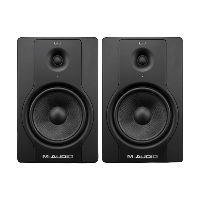 M-Audio BX8 D2 Next-Generation 130-Watt Bi-Amplified Studio Monitors Free Delivery