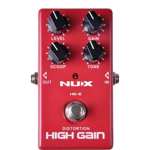 Buy Today NUX Hg-6 High Gain FET Simulate Distortion Guitar Effect Pedal