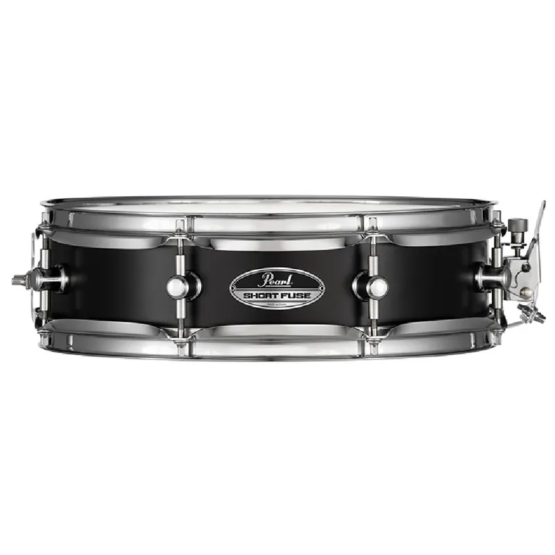 Pearl SFS1335B Short Fuse Steel 13X3.5 Piccolo Snare (Black) Next Day Delivery