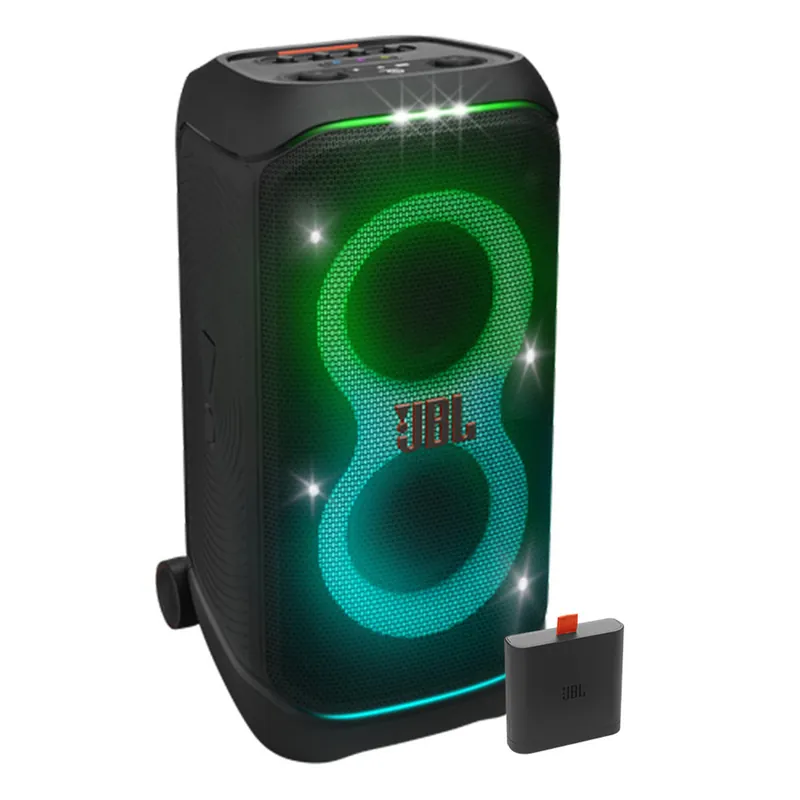 JBL Partybox Stage 320 Portable Party Speaker Bundle with Additional Battery 400 (Black) Fresh Stock
