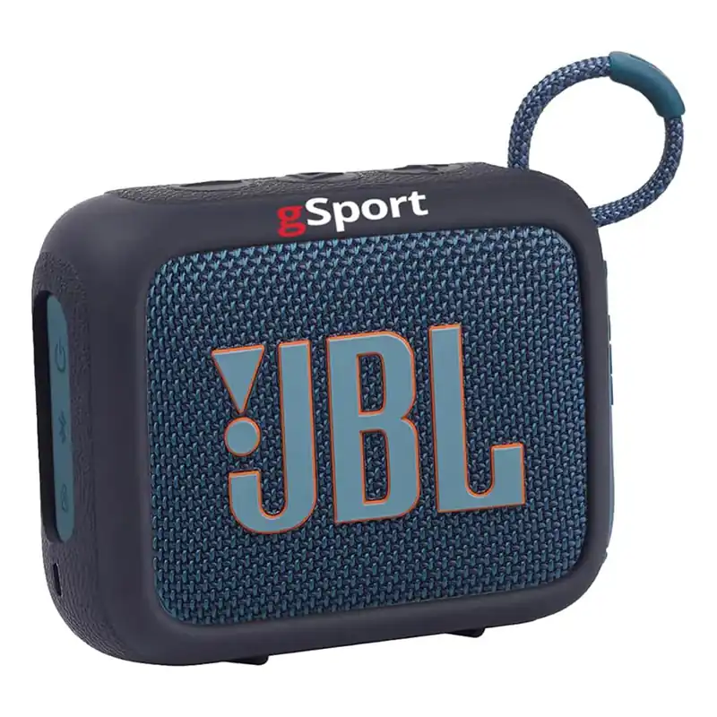 JBL Go 4 Ultra Portable Bluetooth Speaker Bundle with gSport Silicone Sleeve (Blue) Exclusive Offer