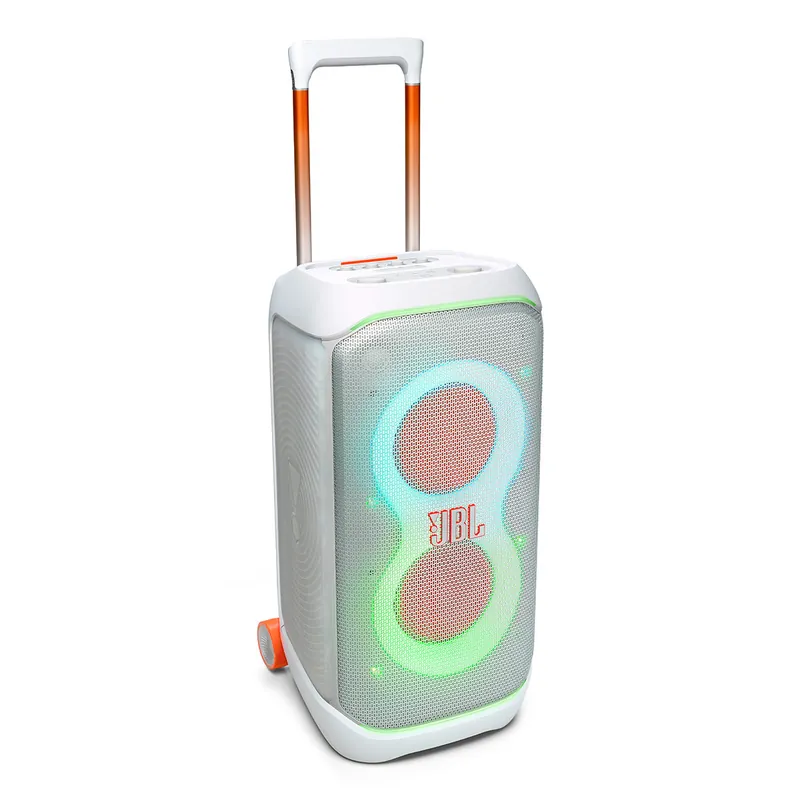 JBL PartyBox Stage 320 Portable Party Speaker with Wheels (White) High Quality
