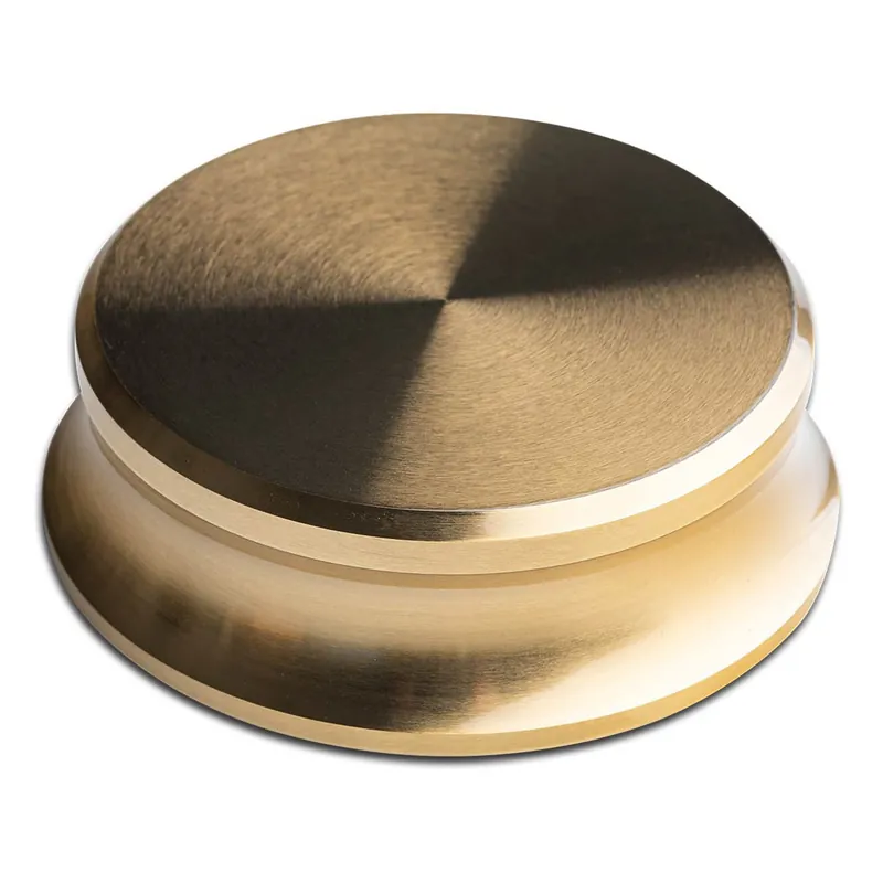 Fan Favorite Pro-Ject Record Puck (Polished Brass)