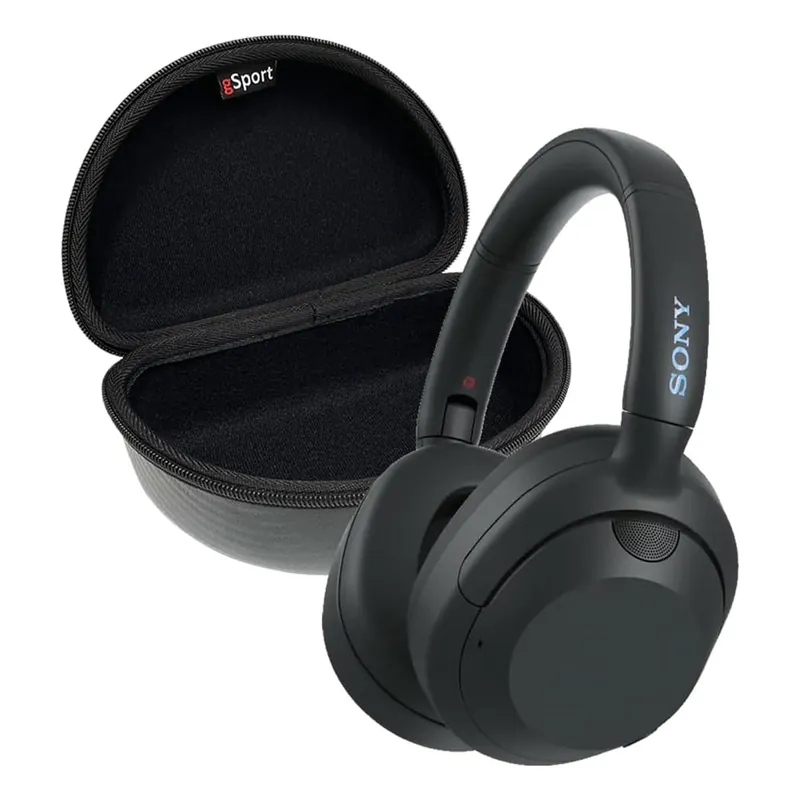 Must Have Sony ULT WEAR Noise Canceling Wireless Headphone Bundle with gSport Case (Black)