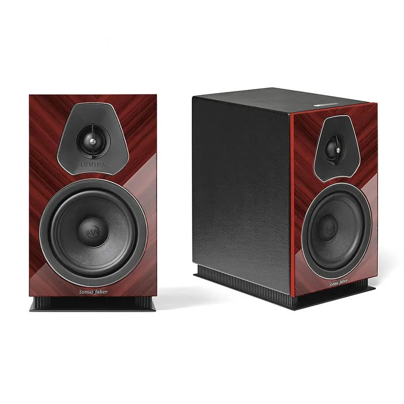 Limited Time Sonus faber Lumina II Amator Bookshelf Speakers - Pair (Red)