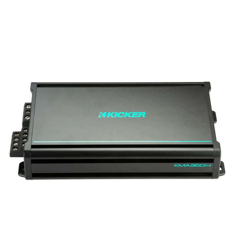 Kicker KMA360.4 90 Watts x 4 4-Channel Marine Full-Range Amplifier Professional Grade