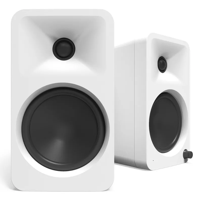 Kanto ORA4 Powered Bluetooth Desktop Speakers - Pair (Matte White) Budget