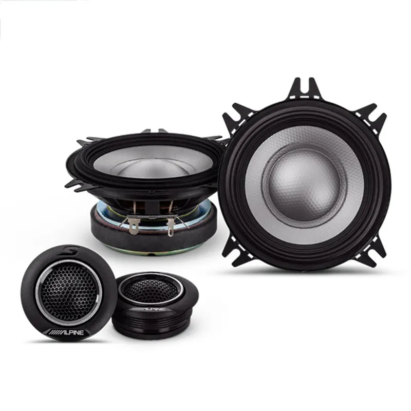 Handmade Alpine S2-S40C S2-Series 4" 2-Way Component Speaker Set