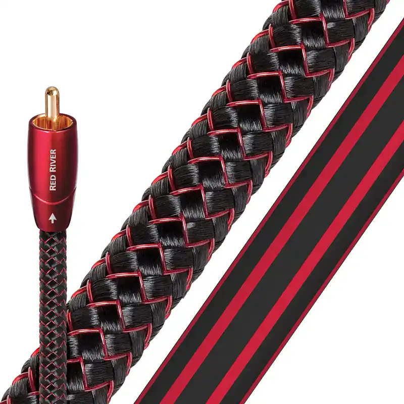 AudioQuest Red River RCA Male to RCA Male Cables - 2.46 ft. (.75m) - 2-Pack While Supplies Last