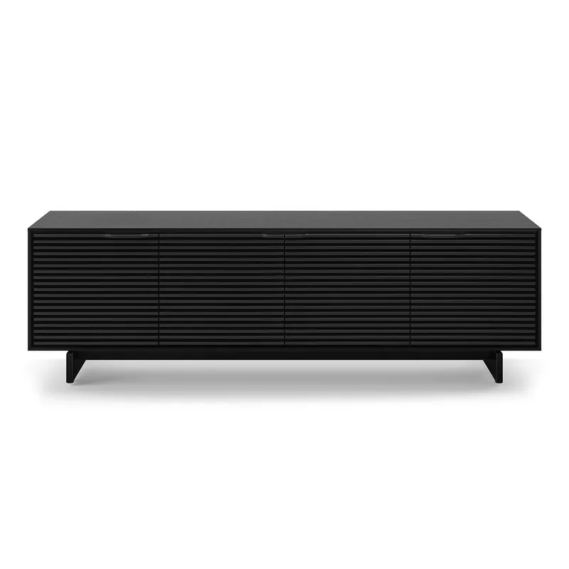 BDI Align Media + Storage 7479ME-EBO Quad Cabinet with Media Base (Ebonized Ash) Next Day Delivery