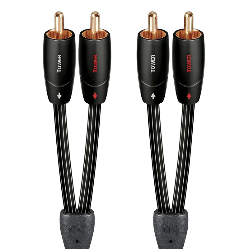 AudioQuest Tower RCA Male to RCA Male Cable (3.28 ft.) Limited Offer