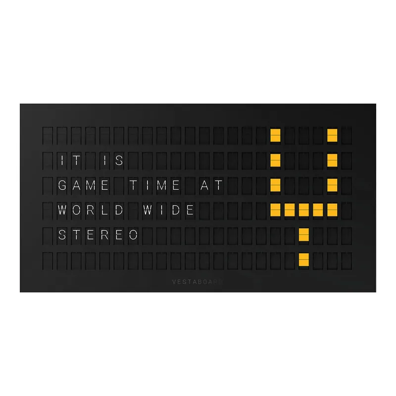 Budget Vestaboard Mechanical Smart Messaging Display (Black)