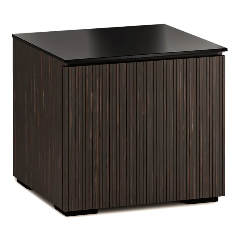 Flash Sale Salamander Designs Chameleon Collection Manhattan 217 Single AV Cabinet (Maro Ebony Doors and Black Glass Top)