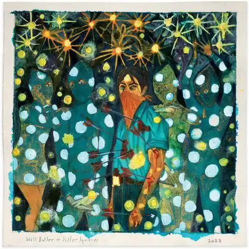 Budget Will Butler + Sister Squares - Limited Edition Vinyl LP (Blue/Beige)