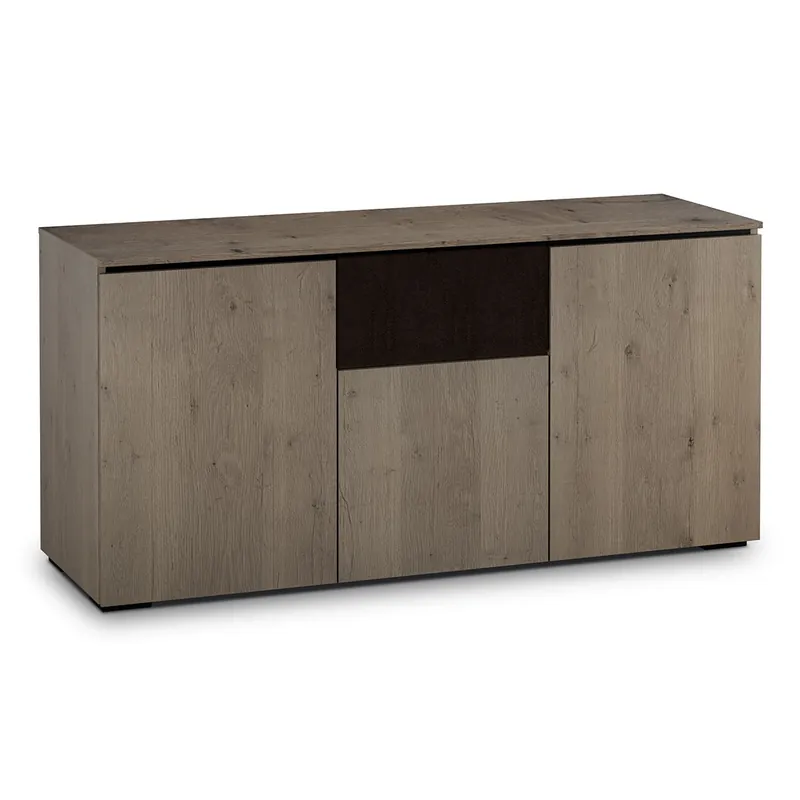Limited Edition Salamander Designs Chameleon Collection Lancaster 336 Triple Speaker Integrated Cabinet (Rough-Sawn Barnboard Oak)