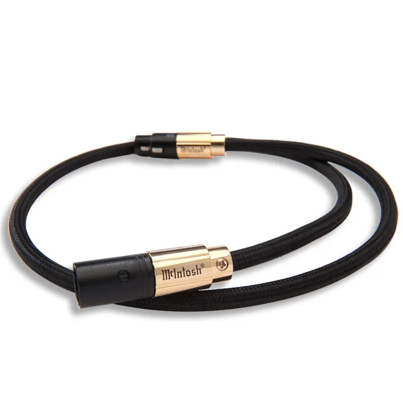 Free Shipping McIntosh CBA2M Balanced Male to Female XLR Cable - Each - 6.56 ft (2m)