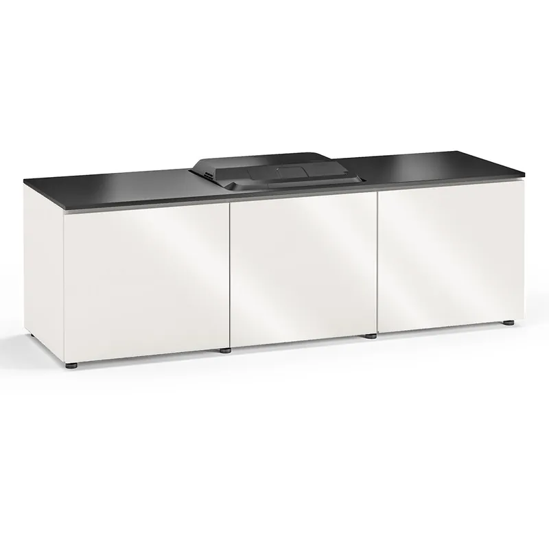 Markdown Salamander Designs Chameleon Collection Miami 237 Projector Integrated Cabinet for Epson LS100 Projector (Gloss White)
