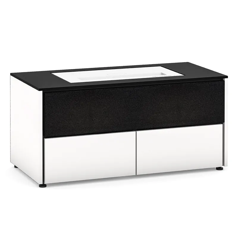 Save Now Salamander Designs Chameleon Collection Miami 229 Projector Integrated Cabinet for LG HU85LA Projector (Gloss Warm White)