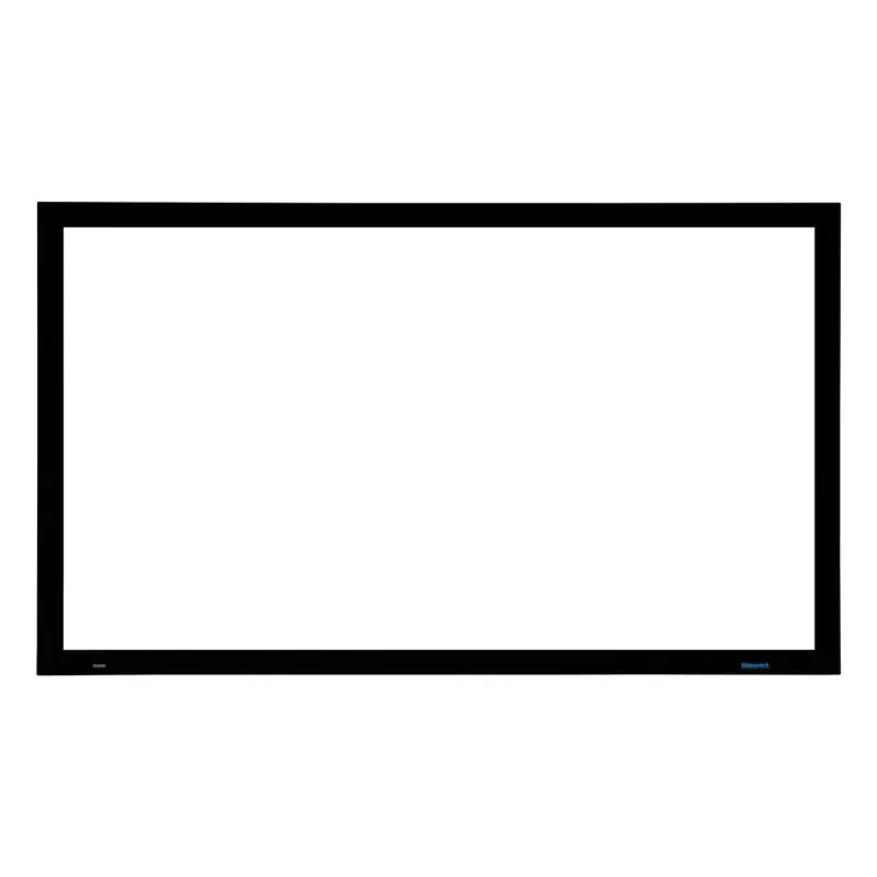 Stewart WallScreen Deluxe 110" HDTV Projector Screen with 3.25" Fixed Frame, 1.3 Peak Gain Material, Quick Snap System, and EZ Mount Bracket (StudioTek 130 G4) Budget