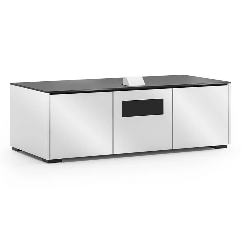 Best Choice Salamander Designs Chameleon Collection Miami 237S EPS Projector Integrated Cabinet for Epson LS500 (Gloss White)