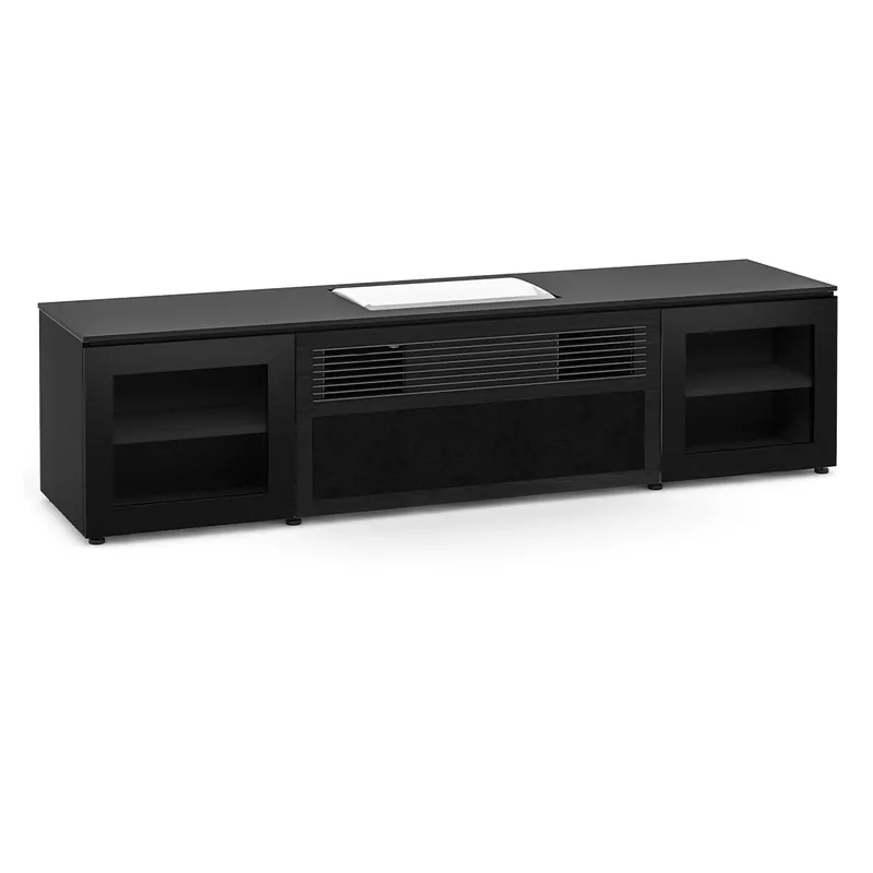 Original Salamander Designs Oslo 245 UST Projector Integrated Cabinet for Samsung LSP7TF (Black Glass)