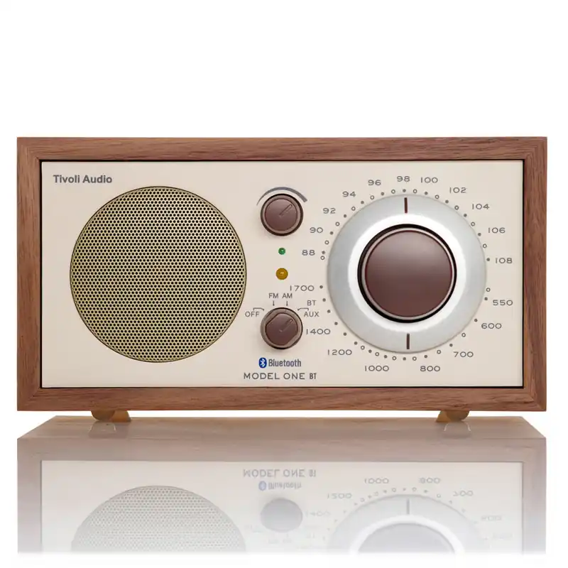Trusted Brand Tivoli Audio Model One Bluetooth AM/FM Radio & Speaker (Walnut/Beige)