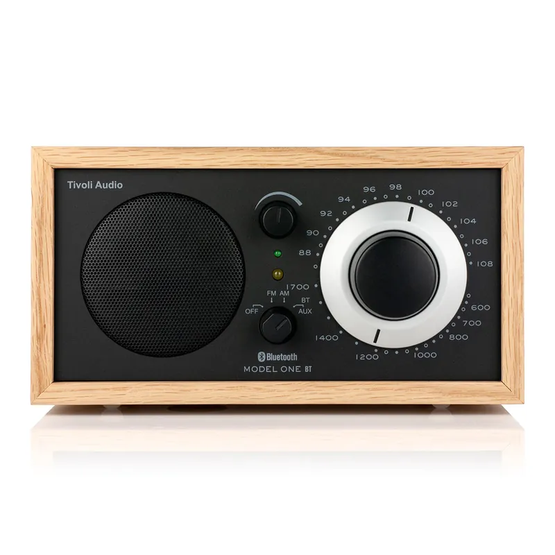 One Day Deal Tivoli Audio Model One Bluetooth AM/FM Radio & Speaker (Oak/Black-Black)