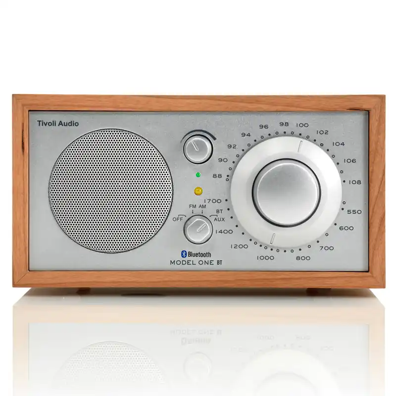 Tivoli Audio Model One Bluetooth AM/FM Radio & Speaker (Cherry/Silver) Top Rated