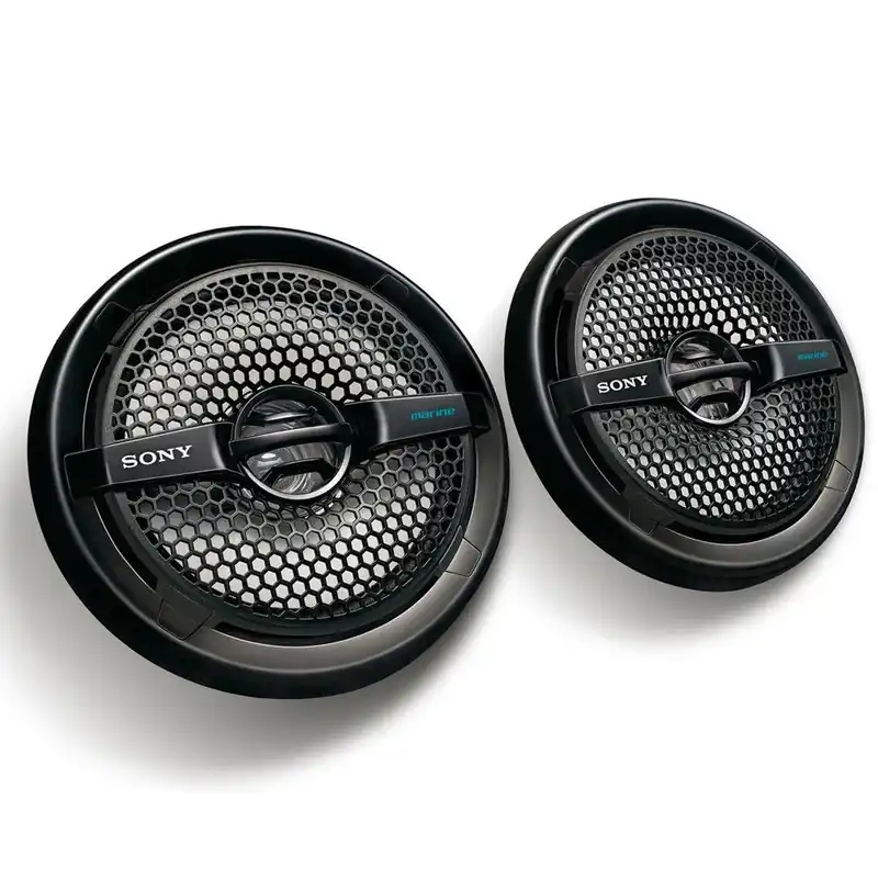 Next Day Delivery Sony Mobile XS-MP1611B Marine 6-1/2" Dual Cone Speakers - Pair (Black)