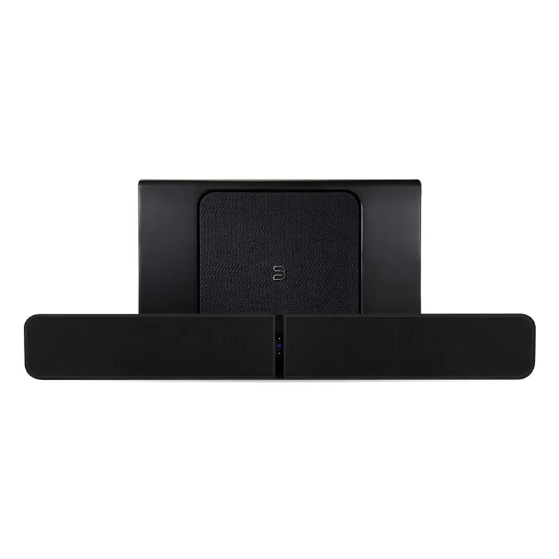 Bluesound Pulse Soundbar+ Wireless Soundbar with Pulse SUB+ 8" Wireless Powered Subwoofer (Black) Shop Now